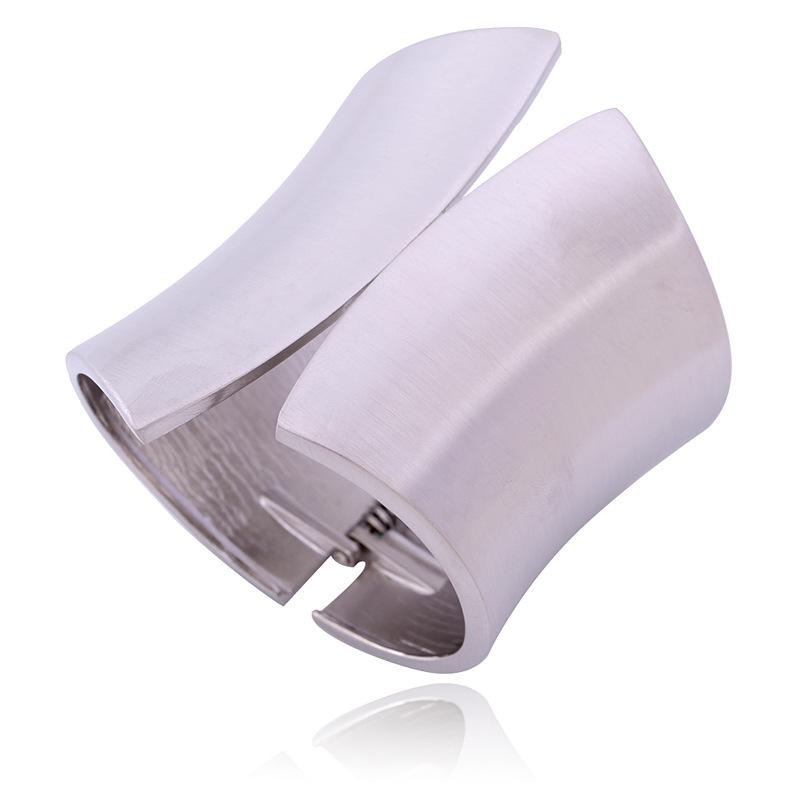 

Панк Хип-хоп Широкие Асимметричные Браслеты-манжеты для Женщин Заявление Металлический Браслет Ювелирные Изделия Женские Аксессуары Манжета Стимпанк