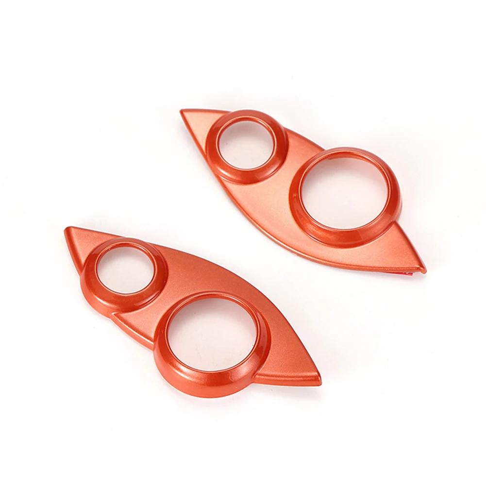 

2 шт. Автомобильная панель рулевого колеса, кнопка круиз-контроля, декоративная оболочка, наклейки для автомобиля для Mercedes Smart 453 Fortow Forfour, аксессуары для интерьера оранжевый