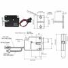 50KG Holding Force Electric Lock DC 3V-24V Cabinet Door Lock Mini Access Control Lock  Drawer