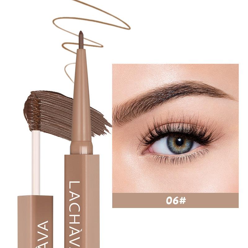 

Двусторонний карандаш для бровей Паста для окрашивания бровей Форма Карандаш для окрашивания бровей Цветной макияж Жидкая паста для окрашивания бровей 6#