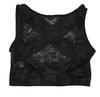 Stretchable Lace Breast Push Up Brace Bra & Back Support, Posture Corrector, Corset Belt (XL, Black)