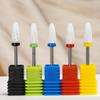 5-Piece Ceramic Nail Drill Bits Set for Manicure & Pedicure