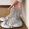 Lace Calf Socks Cover Women'S Summer Thin Breathable Stepping Foot Stacking Socks Miu Series Ballet Style White Cold Leg Cover