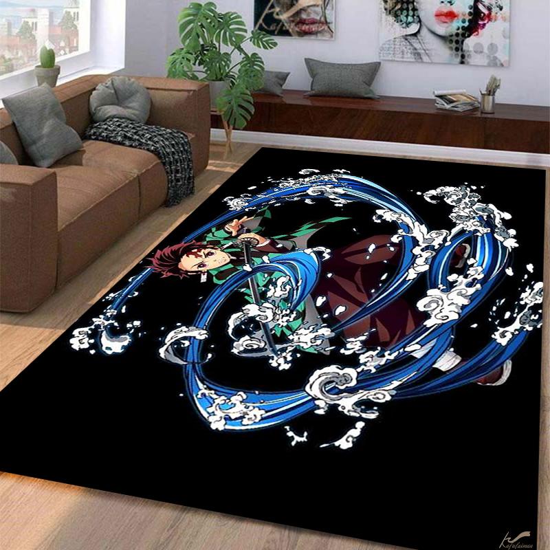 Demon SlayerKamadoTanjirou Carpet Multi-size Carpet for Living Room Bedroom Kid's Room Home Decor Area Rug Non-slip Mat Sofa Mat