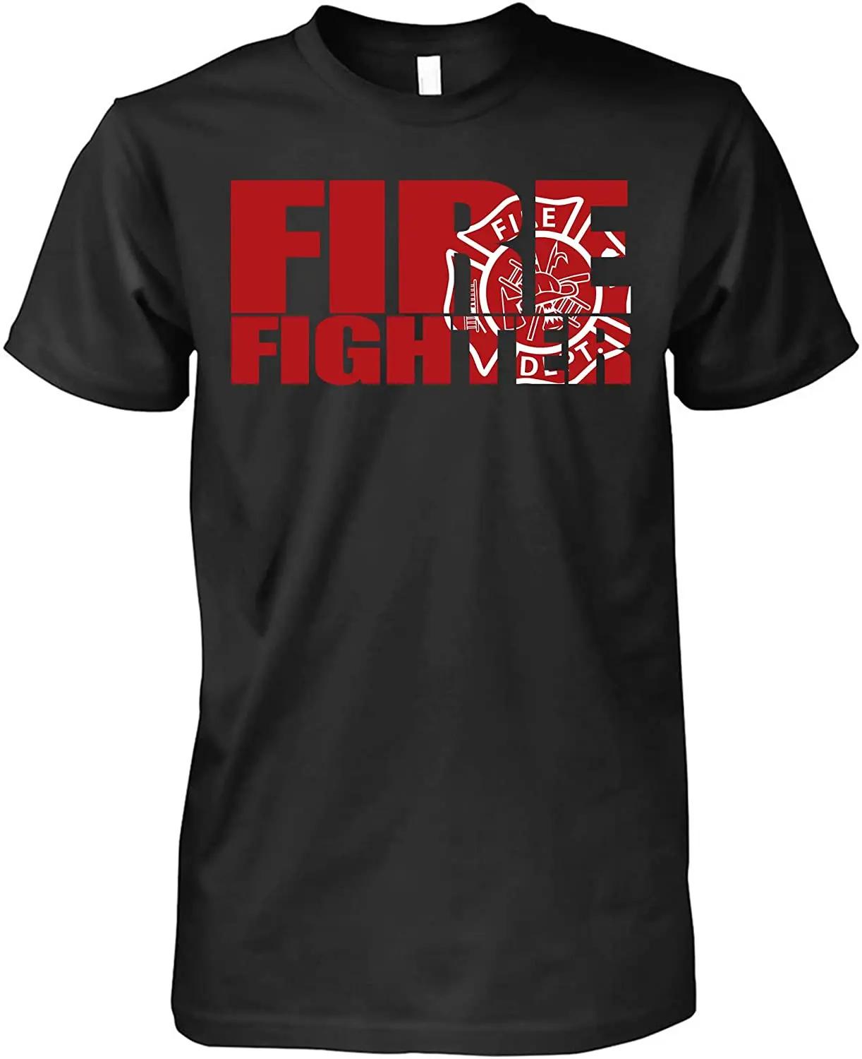 Fire Fighter Fire Department Fireman Firefighter Proud TShirt 100 Cotton ONeck Short Sleeve Casual Mens Tshirt Size S3XL S