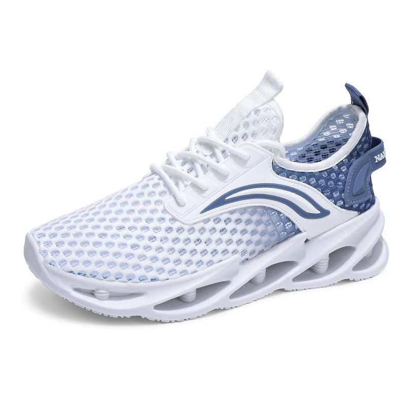 Men's Shoes Summer Breathable Single Mesh Shoes 2024 New Casual Versatile Large Mesh Wading Travel Non-slip Sports Shoes