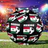 1 ud. Balón de Fútbol Talla 5 con Escudo de Fútbol de México para Oficina, Adecuado para Partidos de Práctica/Entrenamiento de Torneo, Ligero y Duradero mxg7032