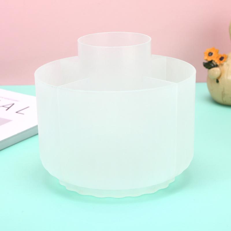 Creative Large-Capacity Rotating Pen Holder for Desktops