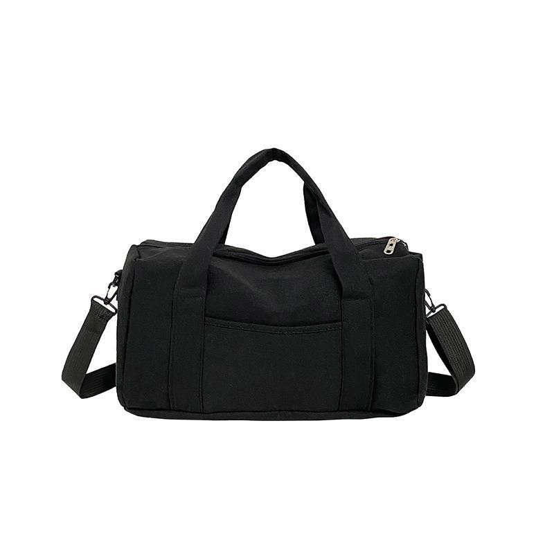 Thickened and sturdy canvas travel bag, moving bag, duffel bag, handbag, business trip travel bag, large capacity, long and short-distance bag.