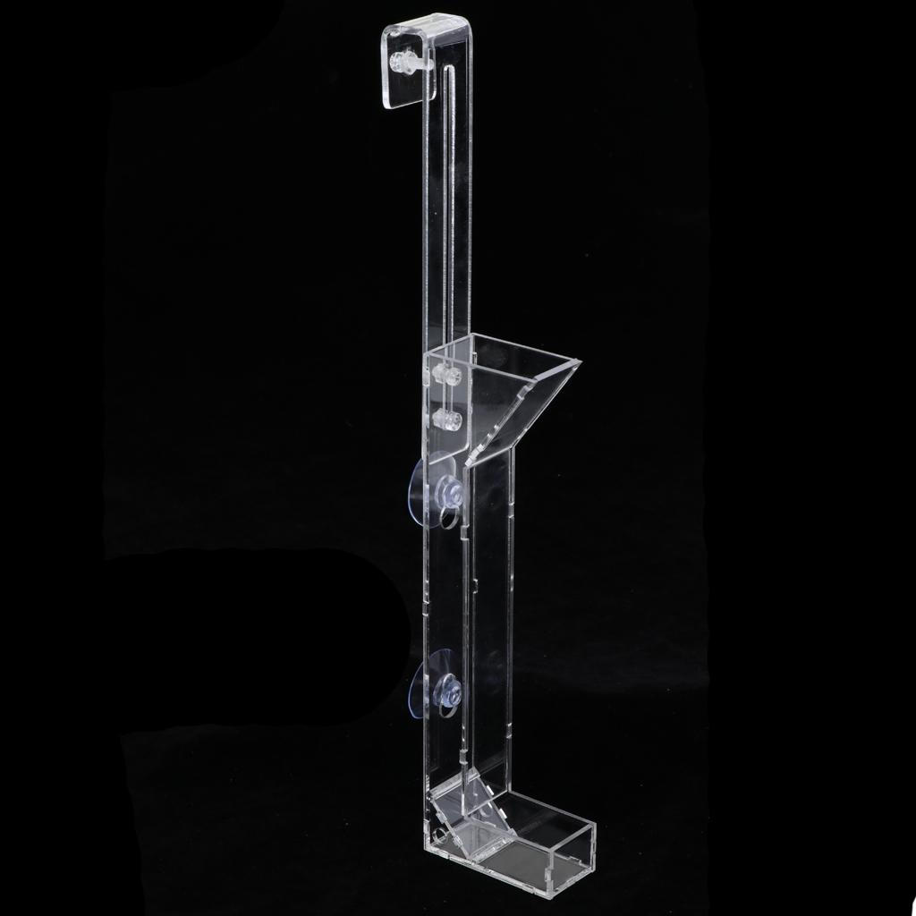 Aquarium Clear Acrylic Feeding Tube Dish Feeder Tool