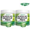 Aloe Salicylic Acid Pads For Face, Exfoliating Pads For Acne Prone & Oily Skin, Hydrating, Pads For Pore Minimizing And Blackhead Removal-60Pcs