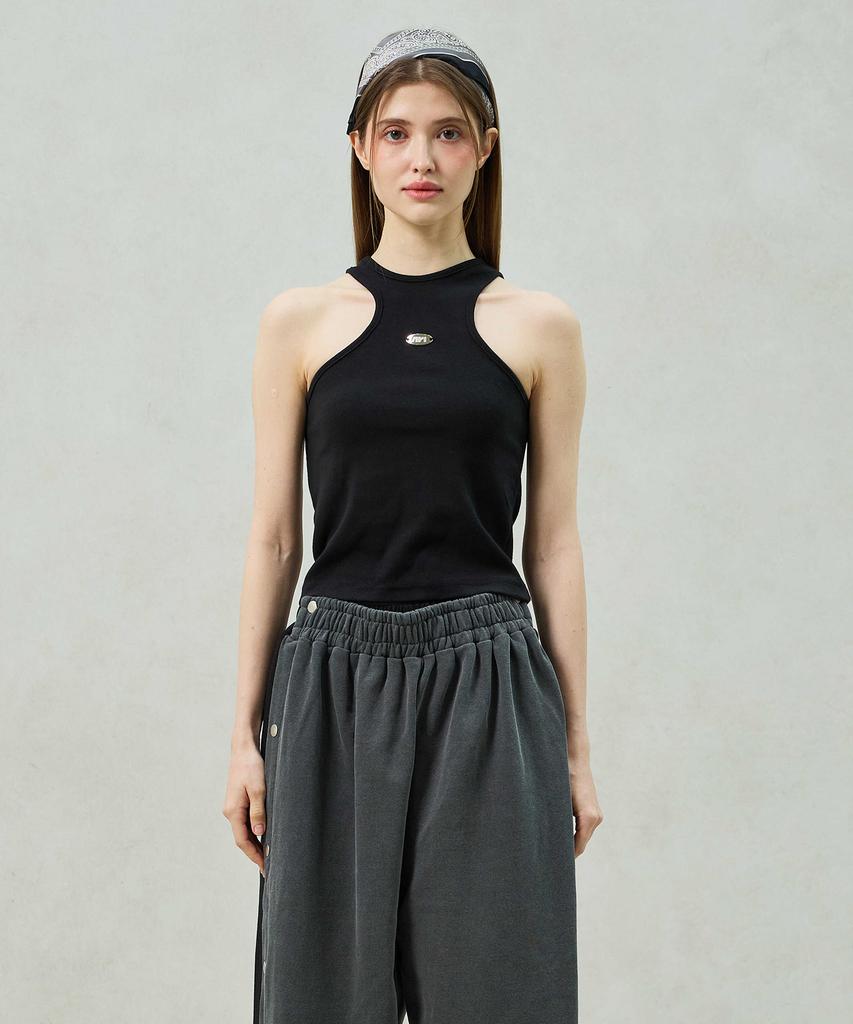 Alikim Poppy Sleeveless Top / Black