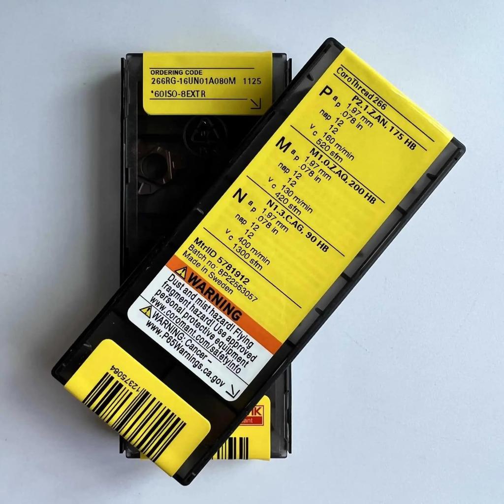 Original Sandvik / 266RG-16UN01A080M 1125 /Carbide CNC Blade 10 PCS