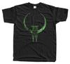 Quake 2 Logo Spiel T-Shirt Schwarz Weiß Größen von S bis 5XL