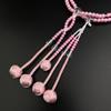 [WONDERFUL LOTUS] Soka Gakkai Prayer Beads for Women and Children, Pearl Prayer Beads, Colorful Prayer Beads, Small, 8 inches, New Crystal Finish,