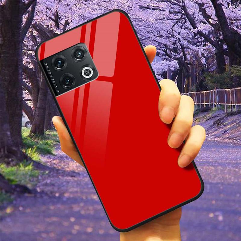 Für OnePlus 10 Pro 5G Hülle 6,7'' Gehärtetes Glas Sternenmarmor Harte Rückseite für One Plus 10Pro Funda Capa Oneplus10pro Coque