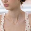 (Silver 925) Glow Egg Ring Necklace NZ2468