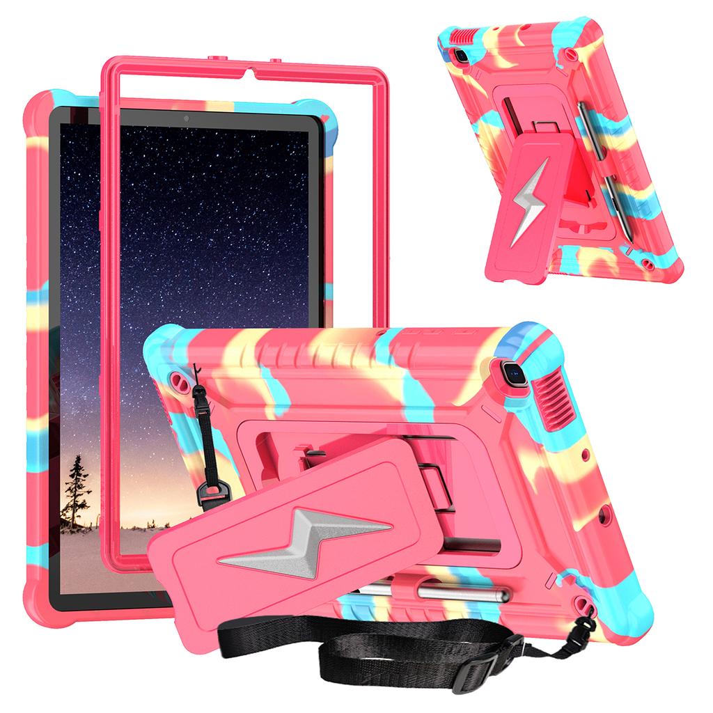Etui na tablet dla Samsung Galaxy Tab S6 Lite (2024) P620 P625/(2022) P613 P619/(2020) P610 Pokrowiec PC+Silikon ze Smyczą