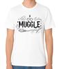 Muggle T-Shirt Wizard Magic Parody Graphic Tee Fantasy Fan Unisex Tee