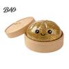 Glitzer-Quetschspielzeug Dampfbrötchen-Spielzeug, Niedliche Knödel-Stressabbau-Ball, Angstlösende Langsam aufsteigende Dekompression für den Schreibtisch, Kawaii Fidget-Geschenk zum Quetschen