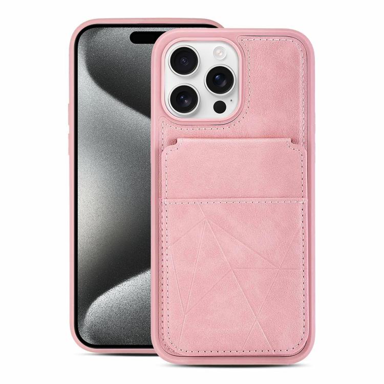 Multifunctional Vertical Flip Card Wallet Holder Vegan Leather Back Phone Case