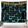 Rote und Schwarze Wandteppich Geometrische Wandkunst Moderne Abstrakte Kunst Wandbehang Decke für Wohnzimmer Schlafzimmer Luxuriöse Heimdekoration