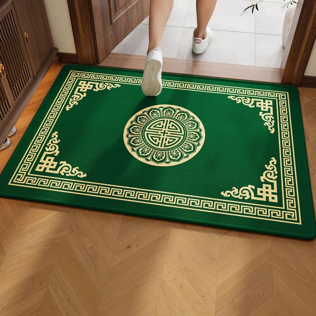 Donghu WestFacing Door Mats, Earth Yellow Floor Mats, Light Luxury Carpets, NoWash, DirtResistant And Cutting Entrance Mats