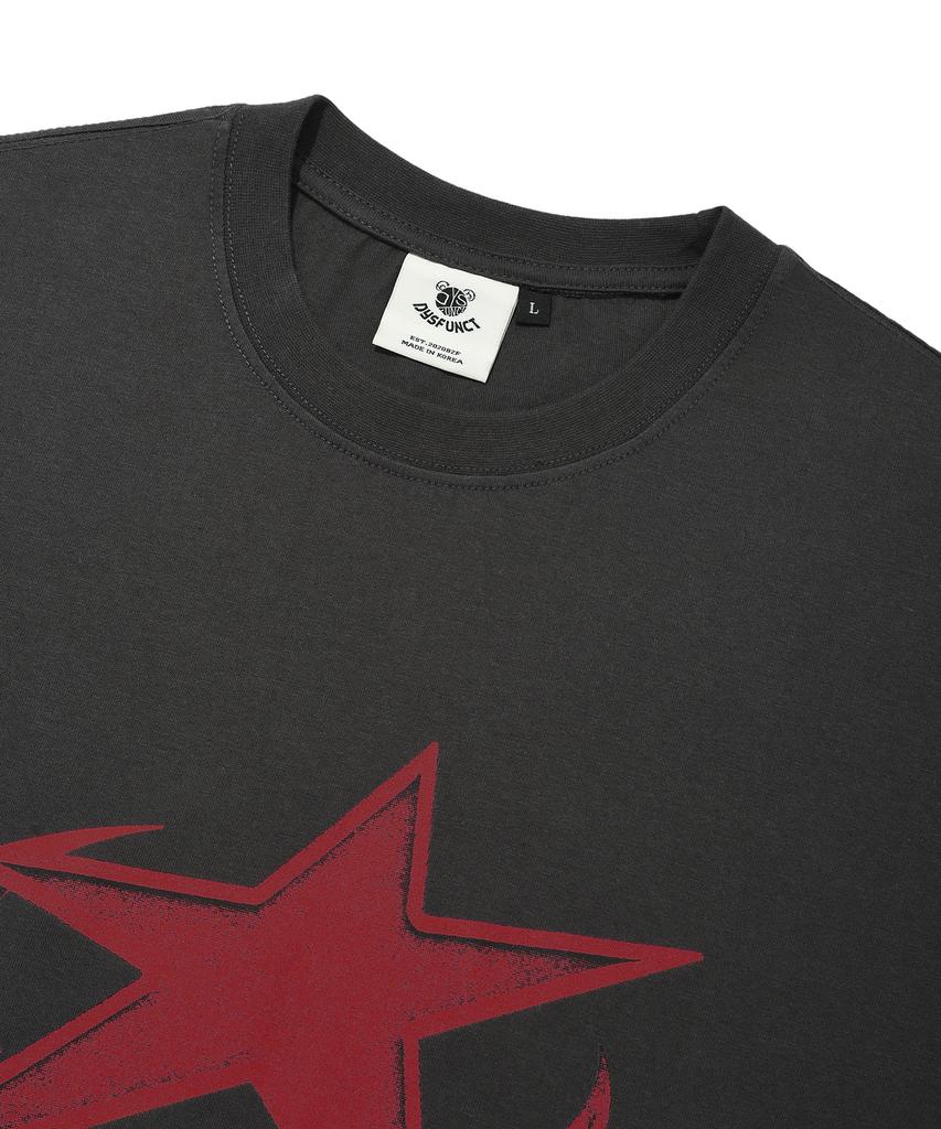 DYSFUNCT Starlight T-Shirt(Charcoal)