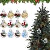 12pcs DIY Christmas Hanging Balls 6cm Merry Christmas Tree Decor  Home Xmas Decor