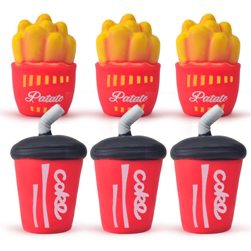 The Same Decompression Burger Fries Cola Pinch Toy Vent Bread Slow Rebound Decompression Toy