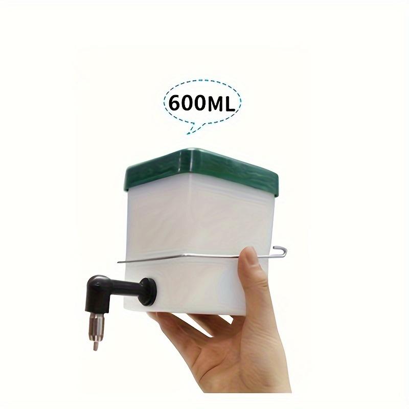 

Портативный подвесной автоматический диспенсер для воды для мелких домашних животных - 20,29 унций/33,81 унции, идеально подходит для кроликов и не только, диспенсер для воды для кроликов 600ML