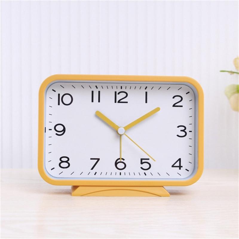 Silents Alarm Clock For Students Bedroom Loud Ringing timers Durable Plastic Design Room Essential Study Aid