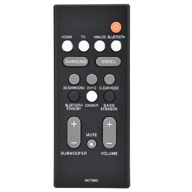 

Sound BAR Remote VAF764 for ATS1080 YAS108 Bluetooth-compatible Controller 1