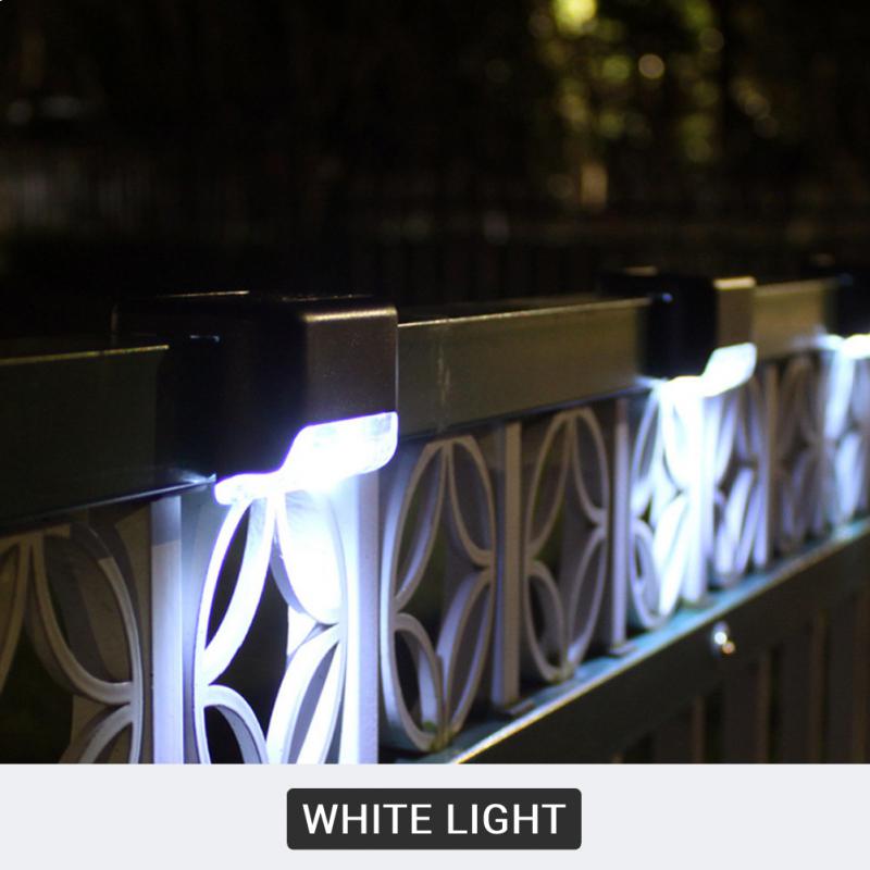 New Solar Decoration For Garden Patio Led Solar Lamp Balcony Fence Lights Solar Stair Lamp Outdoor Night Light Waterproof Lamp