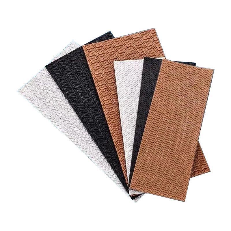Non-slip, wear-resistant adhesive rubber pad for shoe sole repair and non-slip high heel leather shoes.
