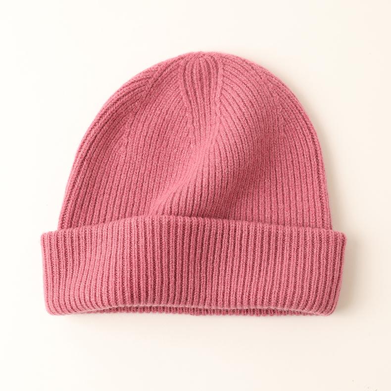 Custom Cute Luxury Warm 100% Lambs Wool Knitted Unisex Beanie Hats for Business & Travel with Hand Drawn Logo