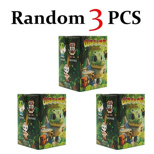 Christmas Trendy And Fun Handmade Shanhaijing Series Blind Box Resin Craft Desktop Ornament Holiday Gift Collection