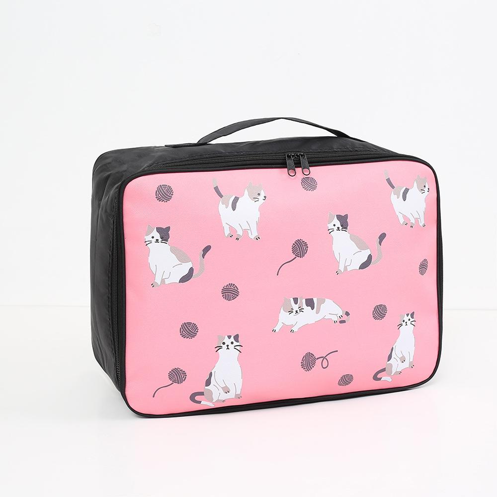 Cartoon Travel Storage Bag Portable Luggage Clothes Organizer Finishing Pouch for Trolley Suitcase Boarding Trip Home Packing 990₽