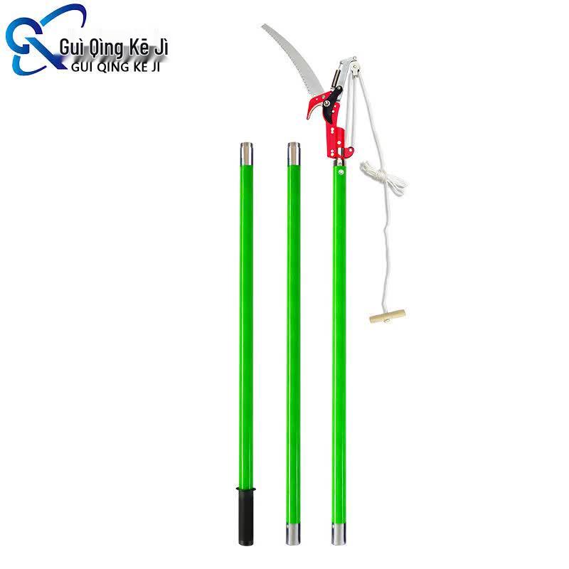 5-Meter 3-Section Telescopic High Branch Pruner and Saw