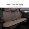 Comprehensive All-Season Linen Seat Cushion Set for Five-Seater Cars