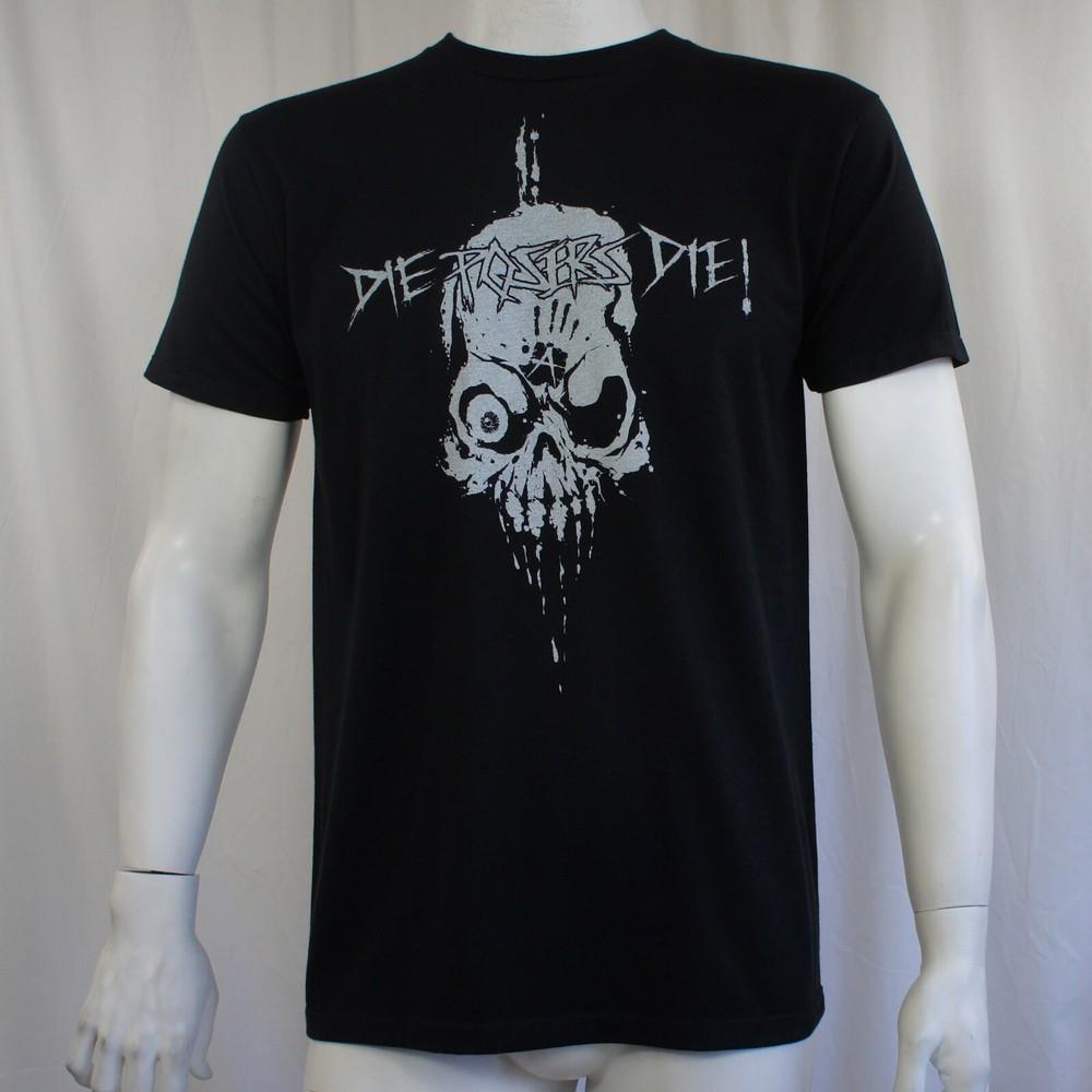 Exhibit A Gallery Black Veil Brides Andy Die Posers Die Skull T-Shirt S-XL NEW Unisex T-Shirt M