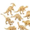 Hollow Prehistoric Dinosaur Toy Playset Figures Props Toys Party Favors Collectibles Ages 3+