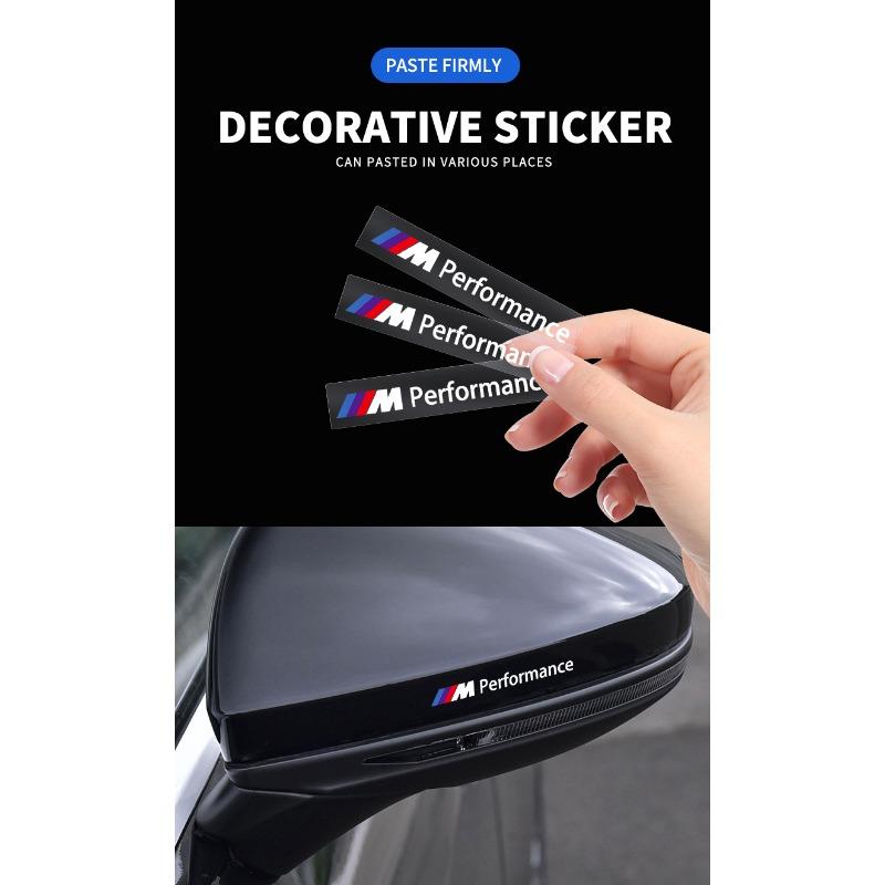 2/5/10Pcs Car Interior Random Stickers Car Steering Wheel Emblem Styling For BMW M E34 E36 E60 E90 E46 E39 E70 F10 F20 F30 X5 X6 X1 M3 M5 M6 E71 F01