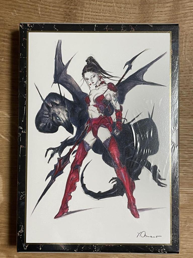 [USED] Yoshitaka Amano Fantasy Art Exhibition Art Book () Clear File (Not for Sale) Postcard