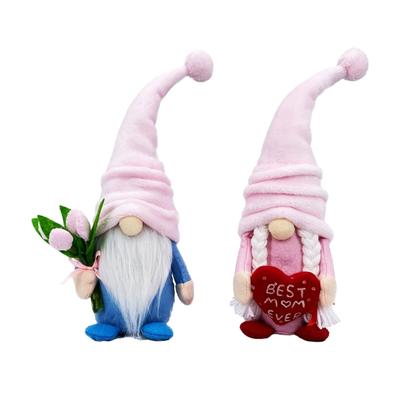 Muttertag Gnomes Puppe Tomte Schwedischer Nisse Skandinavische Dekoration Rudolph (Muttertag) Herz Blume