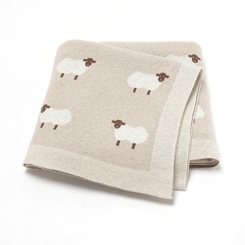 Mantas de Algodón para Bebé Tejidas Recién Nacido Niños Niñas Cochecito Guardería Envoltura para Arropar Mantas para Acurrucarse 90*70cm Infantil Niño Pequeño Alfombra de Recepción