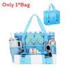Travel Tote Bag With Zipper Large Capacity Mesh Beach Bag For Outdoor Beach Vacation