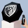 Bournemouth Football Pattern Printed Mini 5 Folds 8 Ribs Compact Umbrella Windproof Waterproof Lightweight Portable Folding