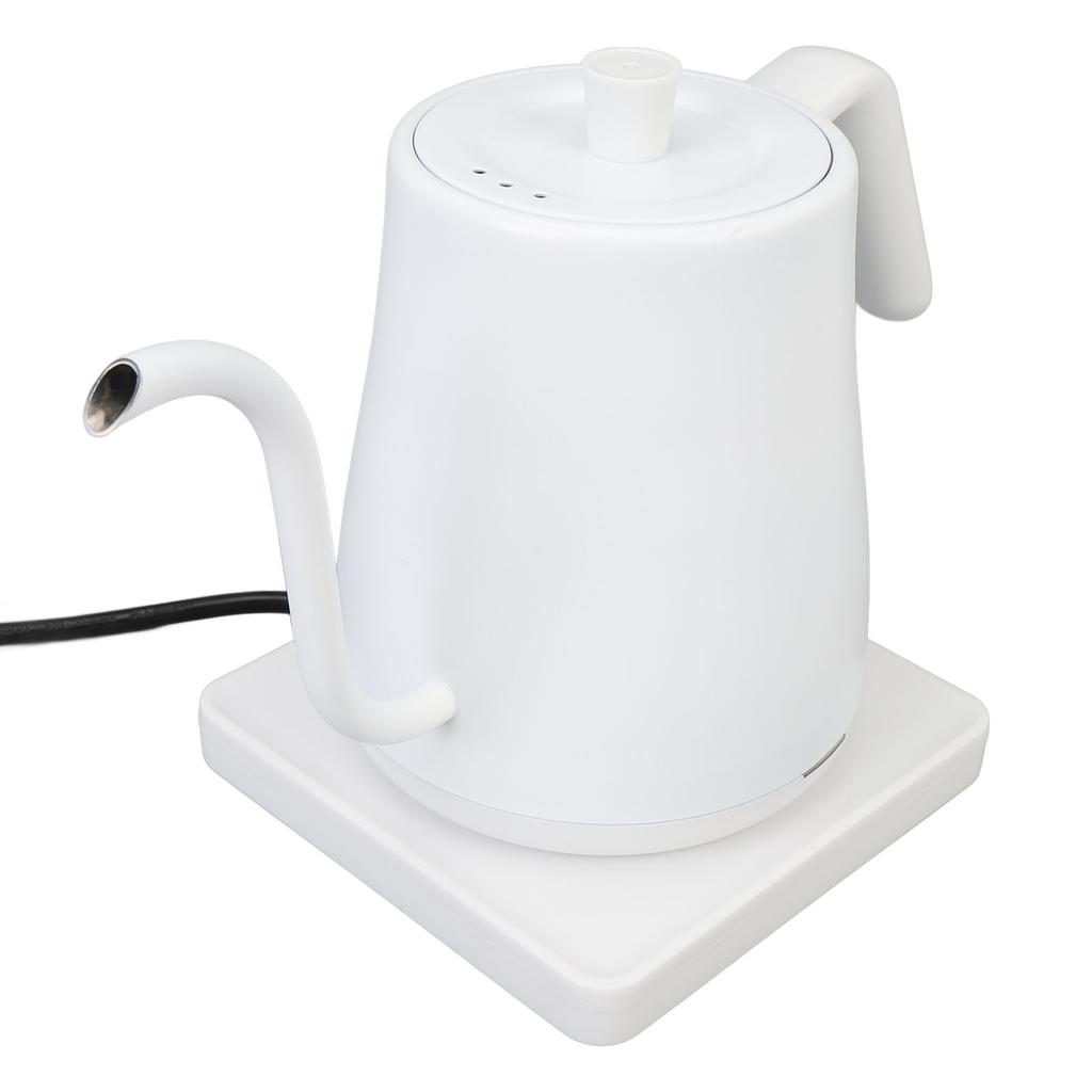 Electric Gooseneck Kettle 800ml 1000W Auto Power Off ABS 304 Stainless Steel Pour Over Kettle