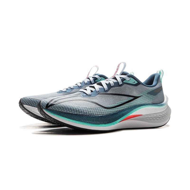 Li-Ning Chitu 7 Pro High-Rebound Lightweight Breathable Low-Top Racing Training Running Shoes Men Blue/White ARPU001-24